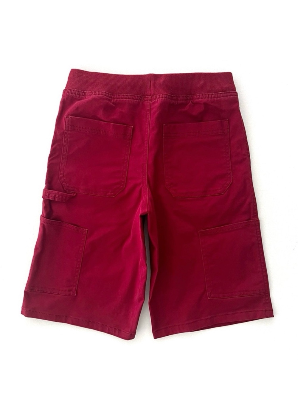 Hanna Andersson Twill Carpenter Shorts in Red Size 12